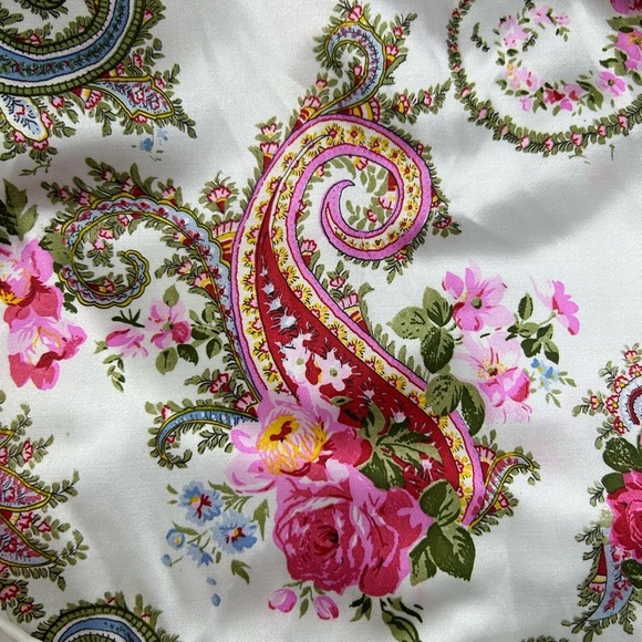 Vintage NWT KATHRYN Silky Floral Long Sleeve Nightgown Size‎ L - Picture 10 of 16